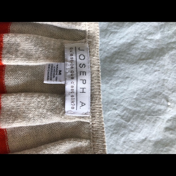 CREAM and ORANGE SWEATER - Picture 5 of 6